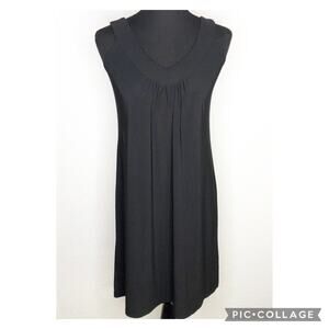 Ellen Parker black sleeveless dress size Medium